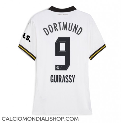 Maglie da calcio Borussia Dortmund Serhou Guirassy #9 Terza Maglia Femminile 2024-25 Manica Corta